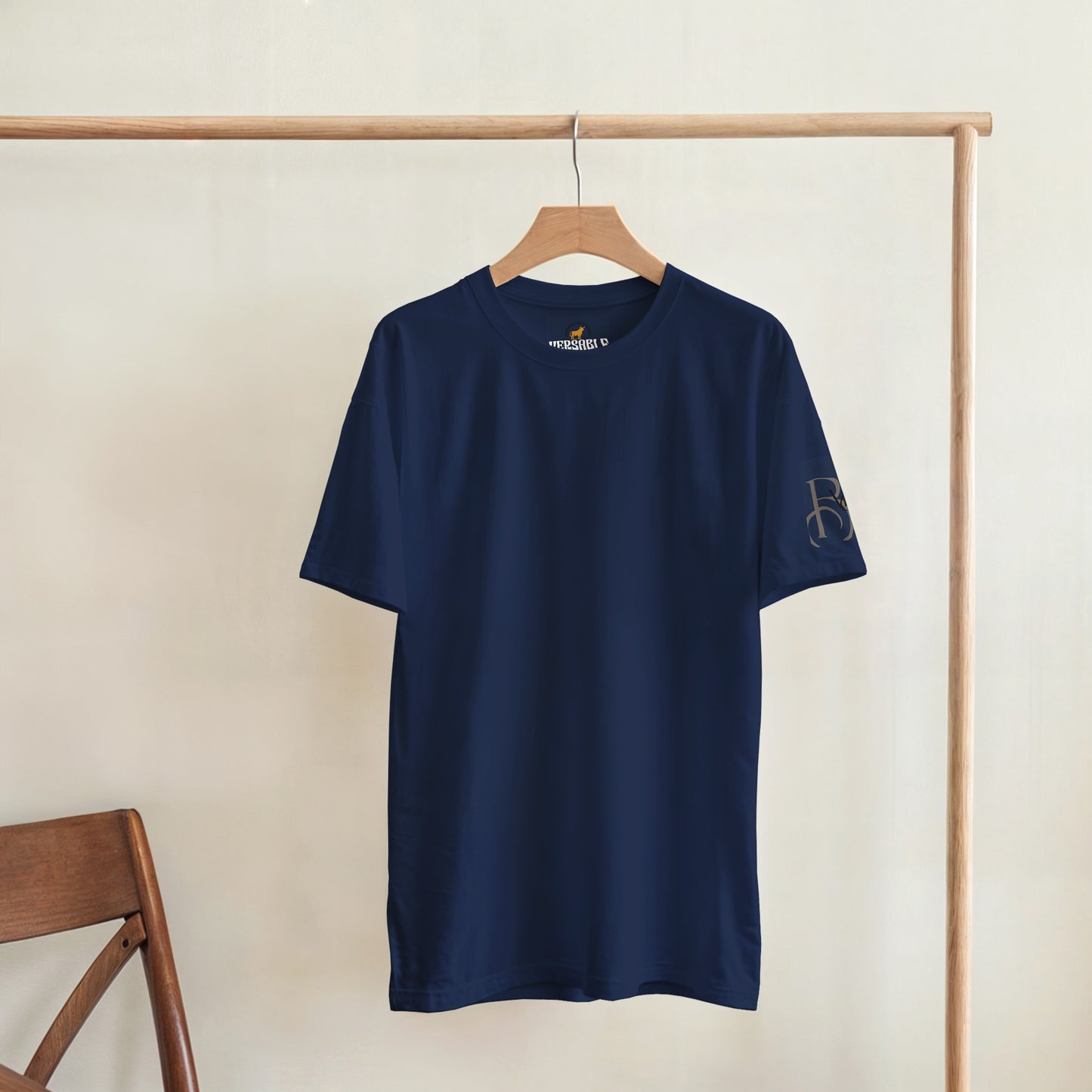 Minimalist Monogram Sleeve T-Shirt – Forest Green | Unisex Fit