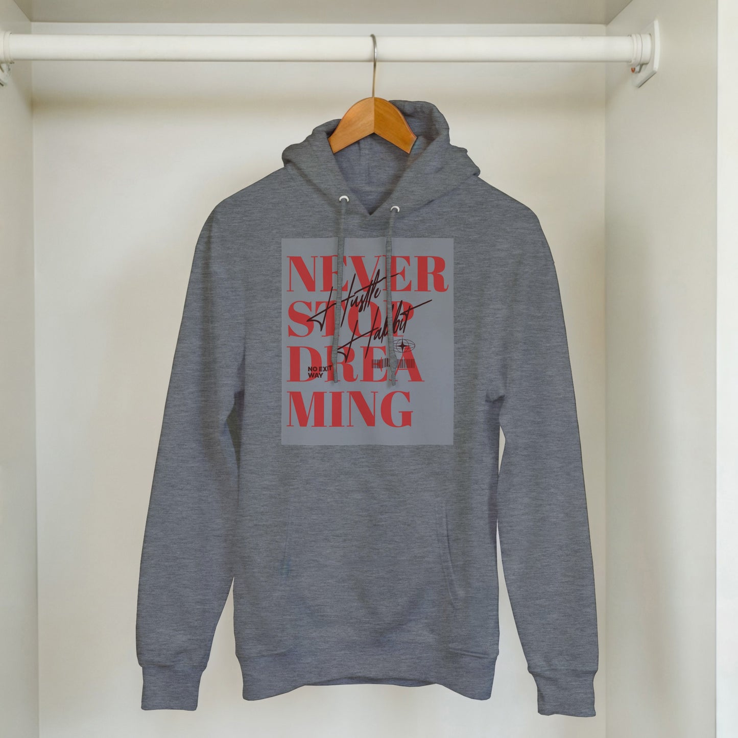 Classic Unisex Pullover Hoodie – "Never Stop Dreaming" Edition