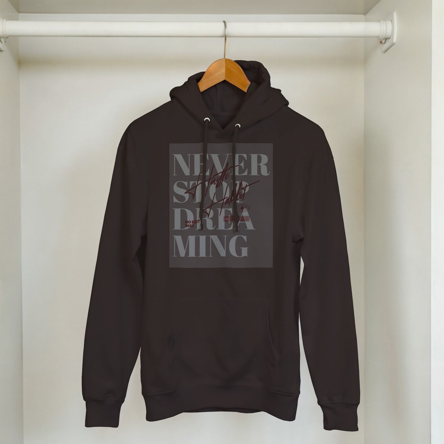 Classic Unisex Pullover Hoodie – "Never Stop Dreaming" Edition