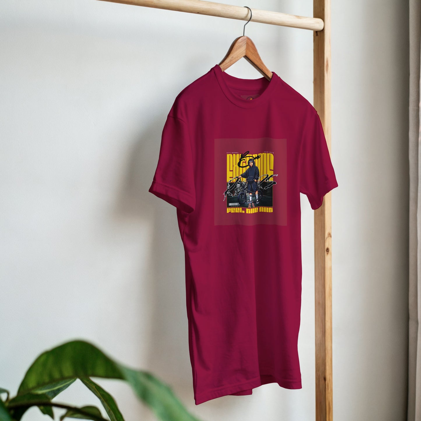 Urban BMX Rider Graphic Tee – Peel, Ride, Win Edition