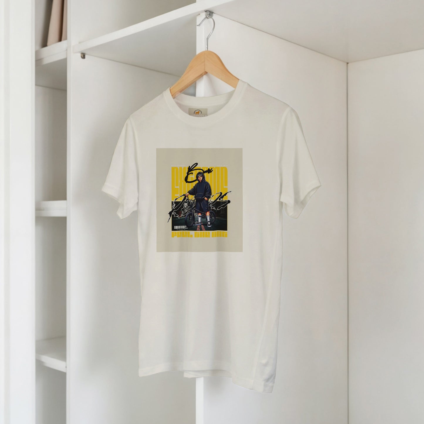 Urban BMX Rider Graphic Tee – Peel, Ride, Win Edition