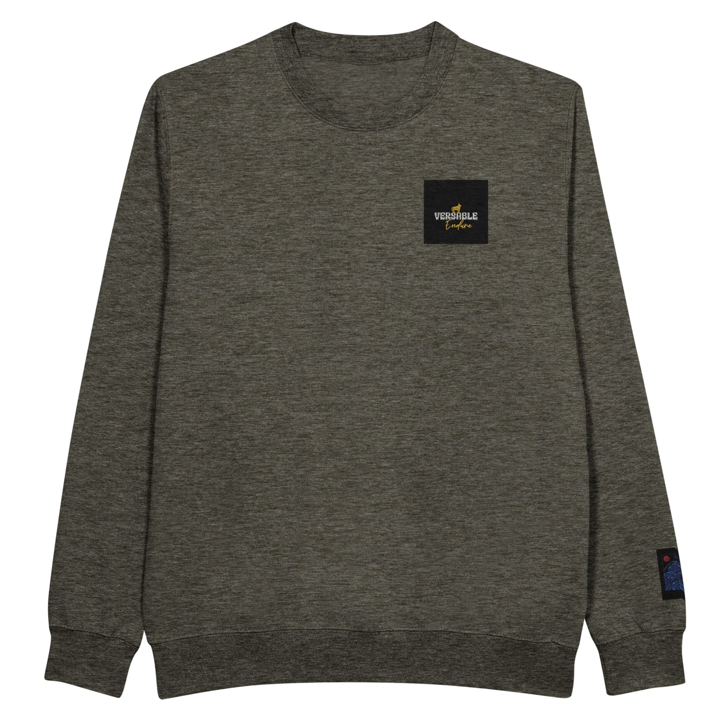 “Versatile Luxury” Embroidered Crewneck Sweatshirt – Unisex