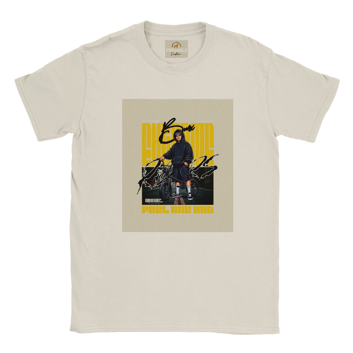 Urban BMX Rider Graphic Tee – Peel, Ride, Win Edition
