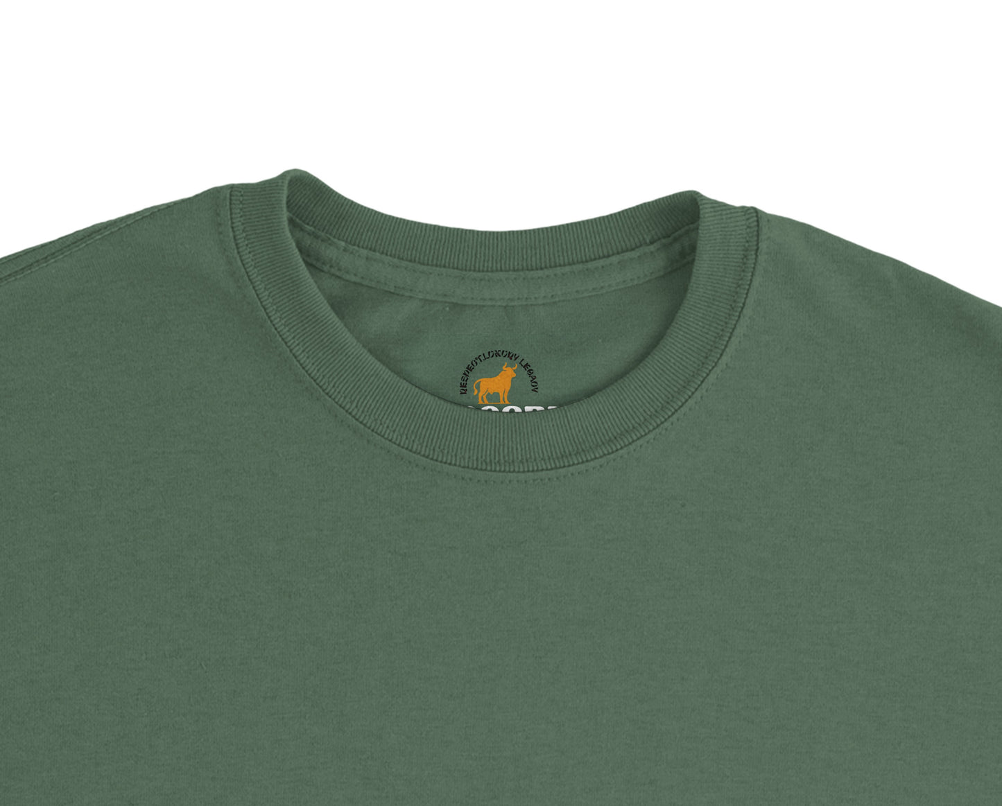 Minimalist Monogram Sleeve T-Shirt – Forest Green | Unisex Fit