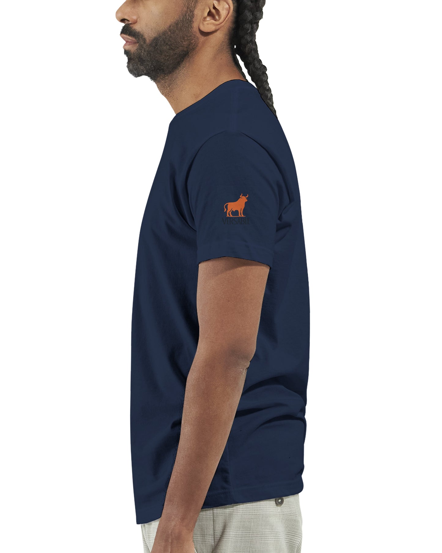 "One Step at a Time" Motivational Graphic T-Shirt – Men's Fitted Tee