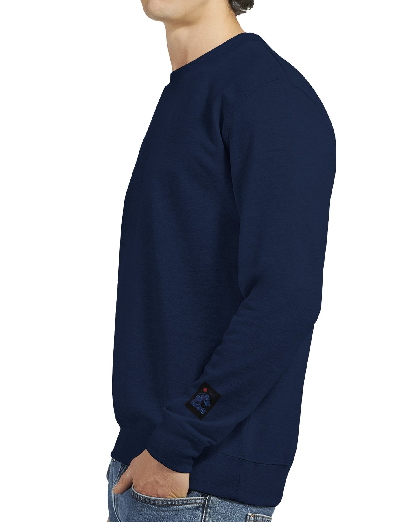 “Versatile Luxury” Embroidered Crewneck Sweatshirt – Unisex