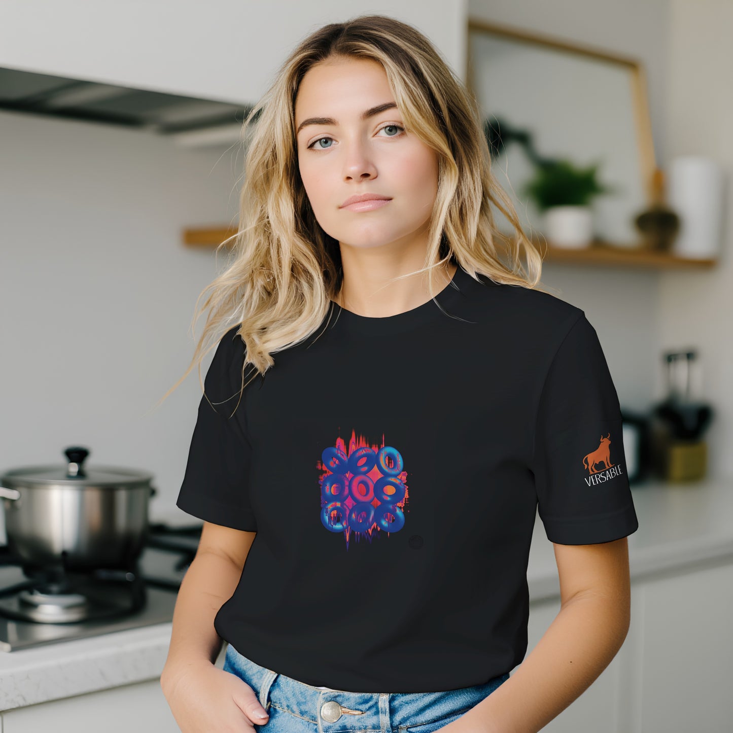 "Echo Pulse" Premium Unisex T-Shirt|crewneck T-shirt