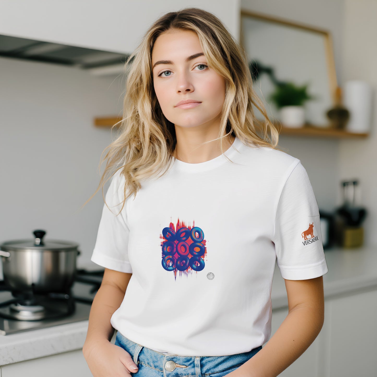"Echo Pulse" Premium Unisex T-Shirt|crewneck T-shirt