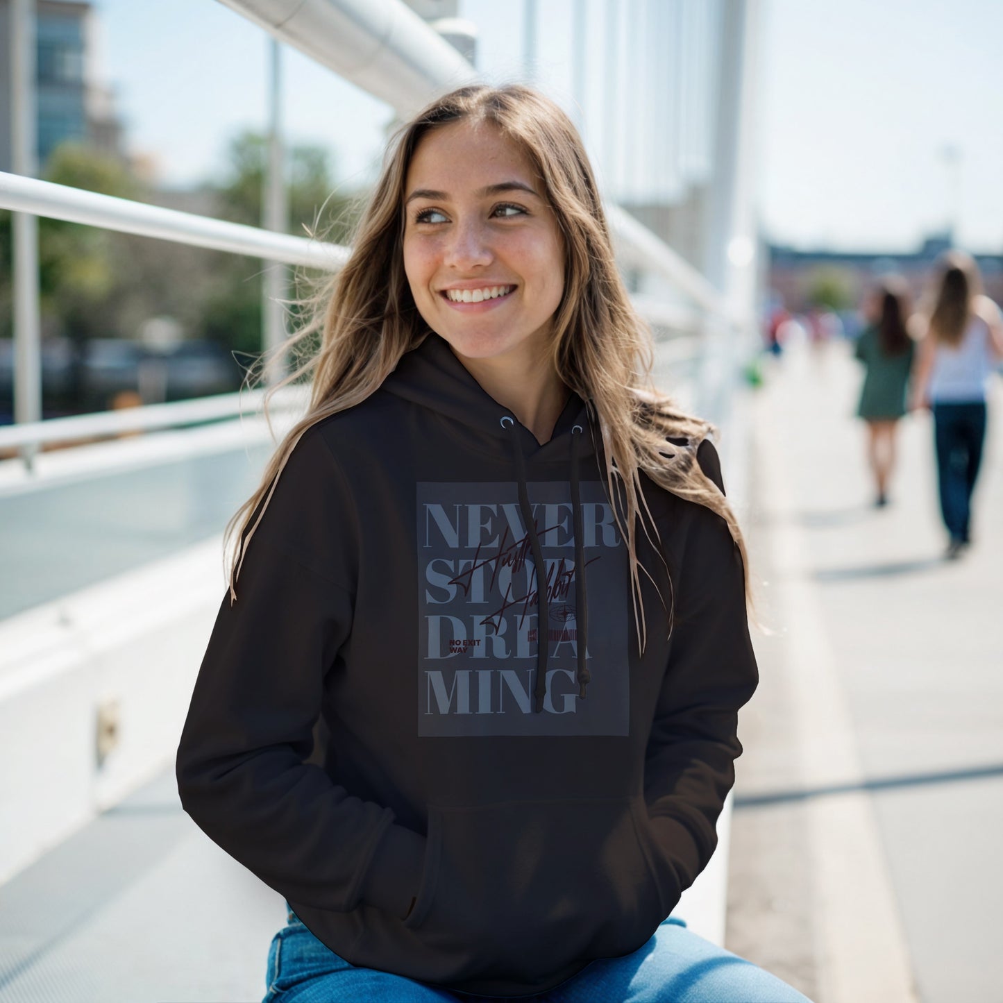 Classic Unisex Pullover Hoodie – "Never Stop Dreaming" Edition