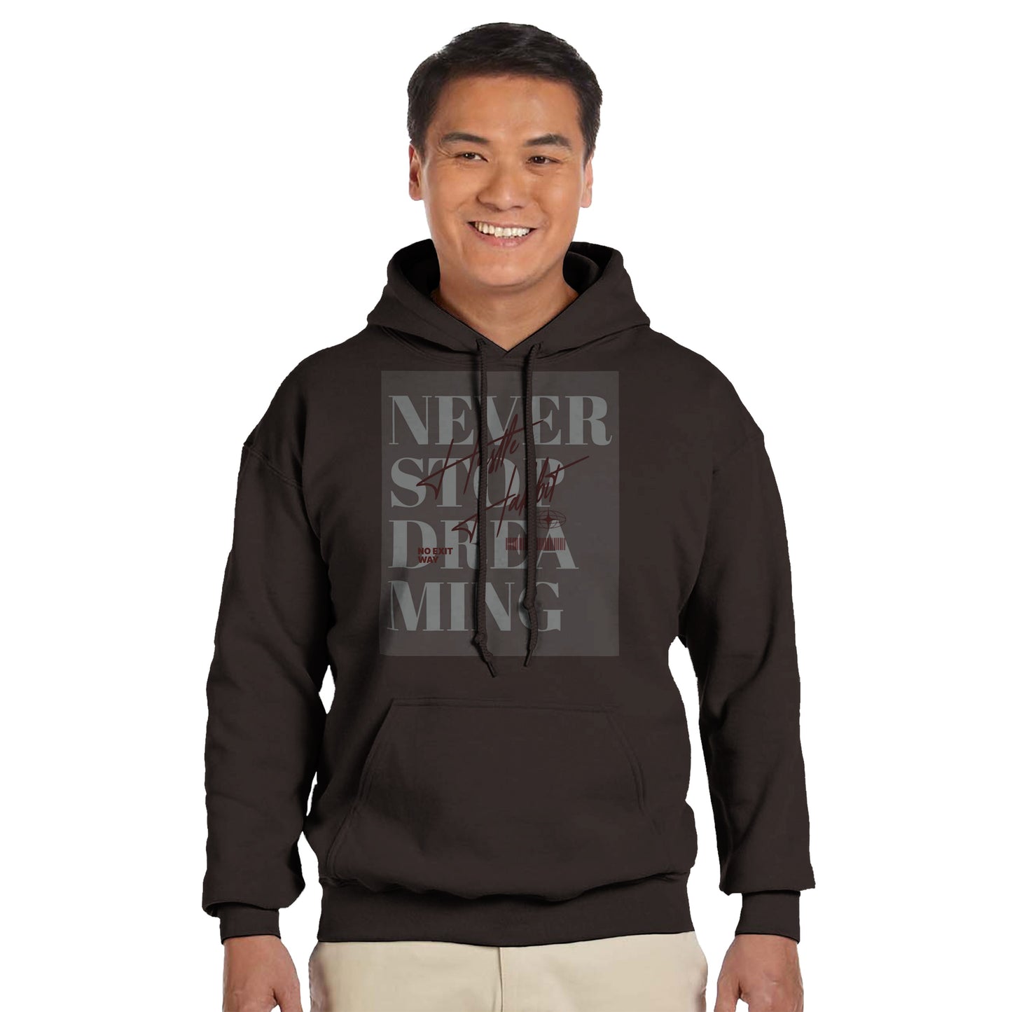 Classic Unisex Pullover Hoodie – "Never Stop Dreaming" Edition