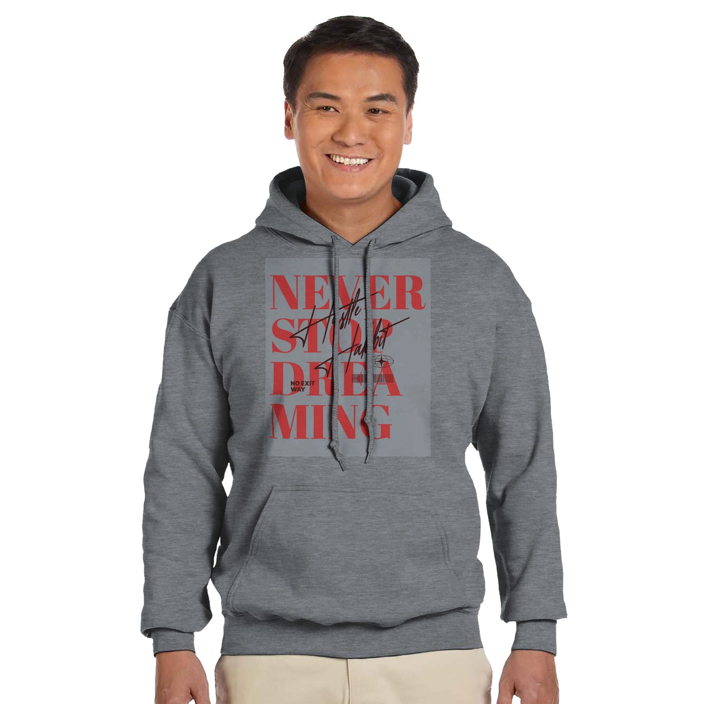 Classic Unisex Pullover Hoodie – "Never Stop Dreaming" Edition