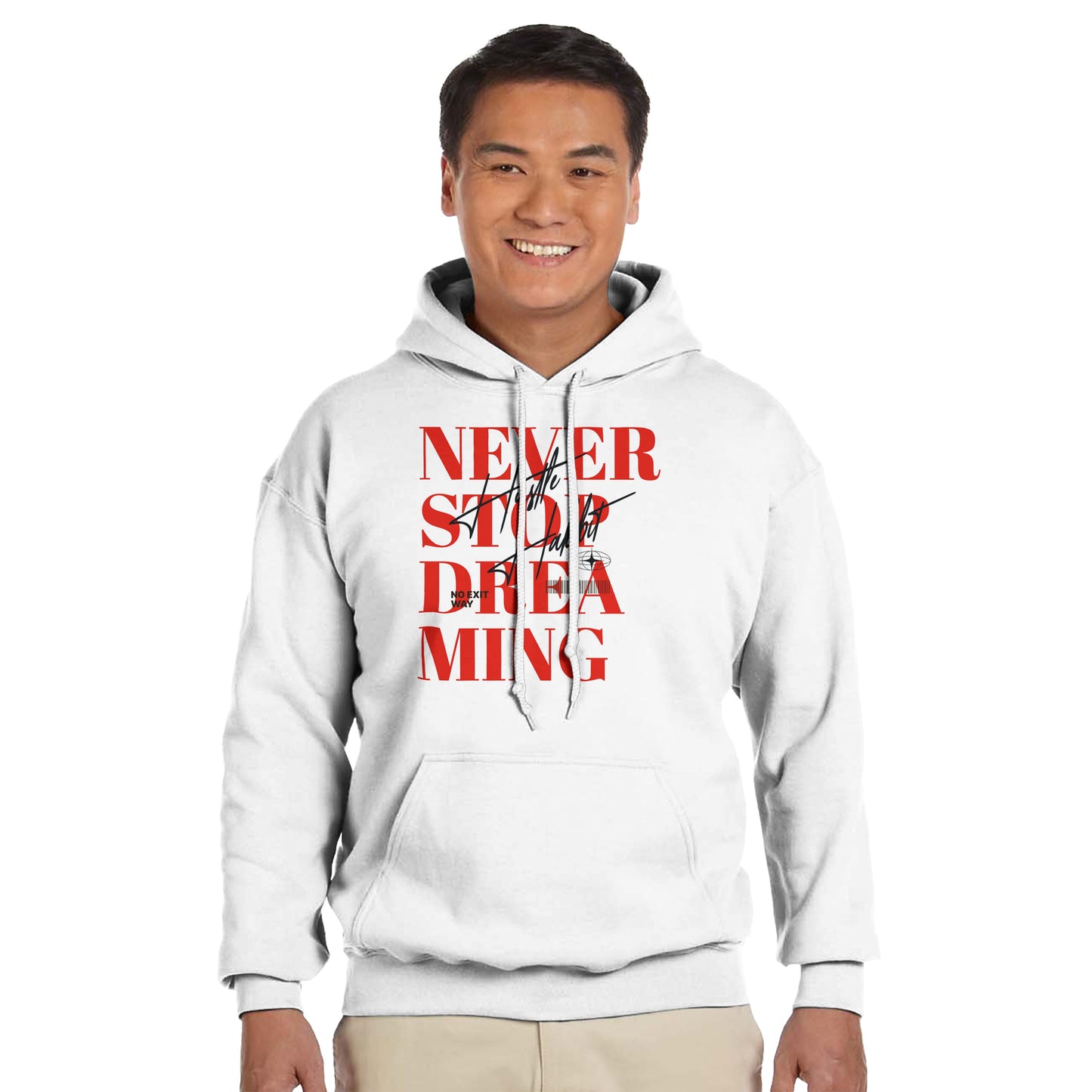 Classic Unisex Pullover Hoodie – "Never Stop Dreaming" Edition