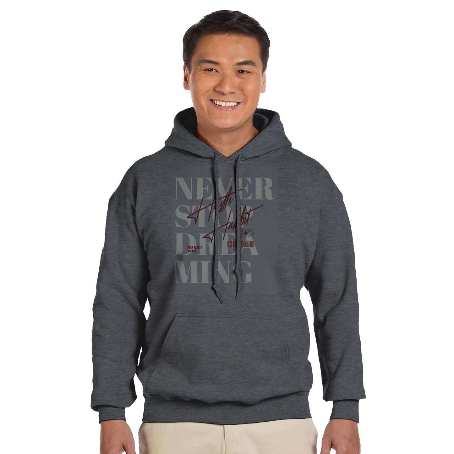 Classic Unisex Pullover Hoodie – "Never Stop Dreaming" Edition