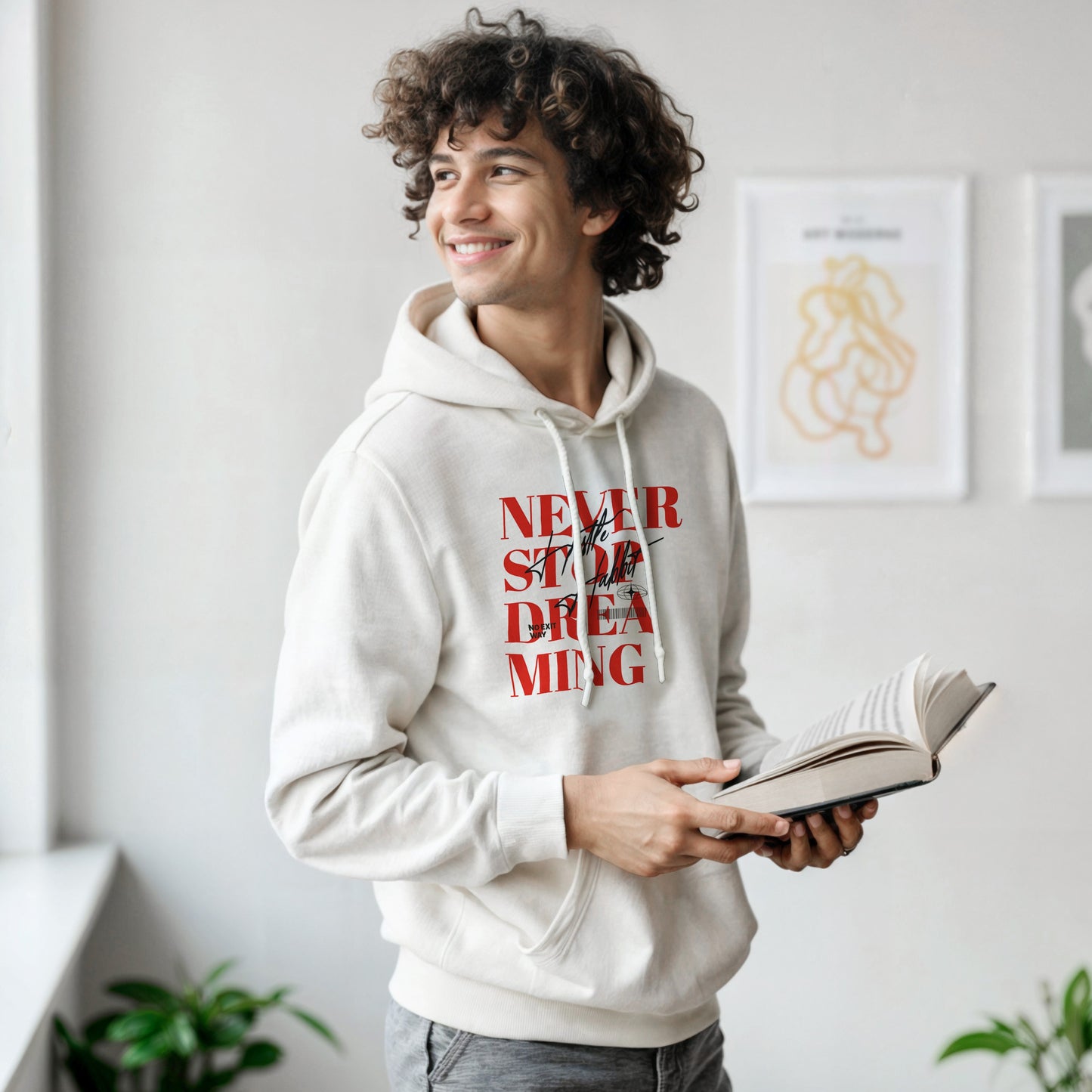 Classic Unisex Pullover Hoodie – "Never Stop Dreaming" Edition