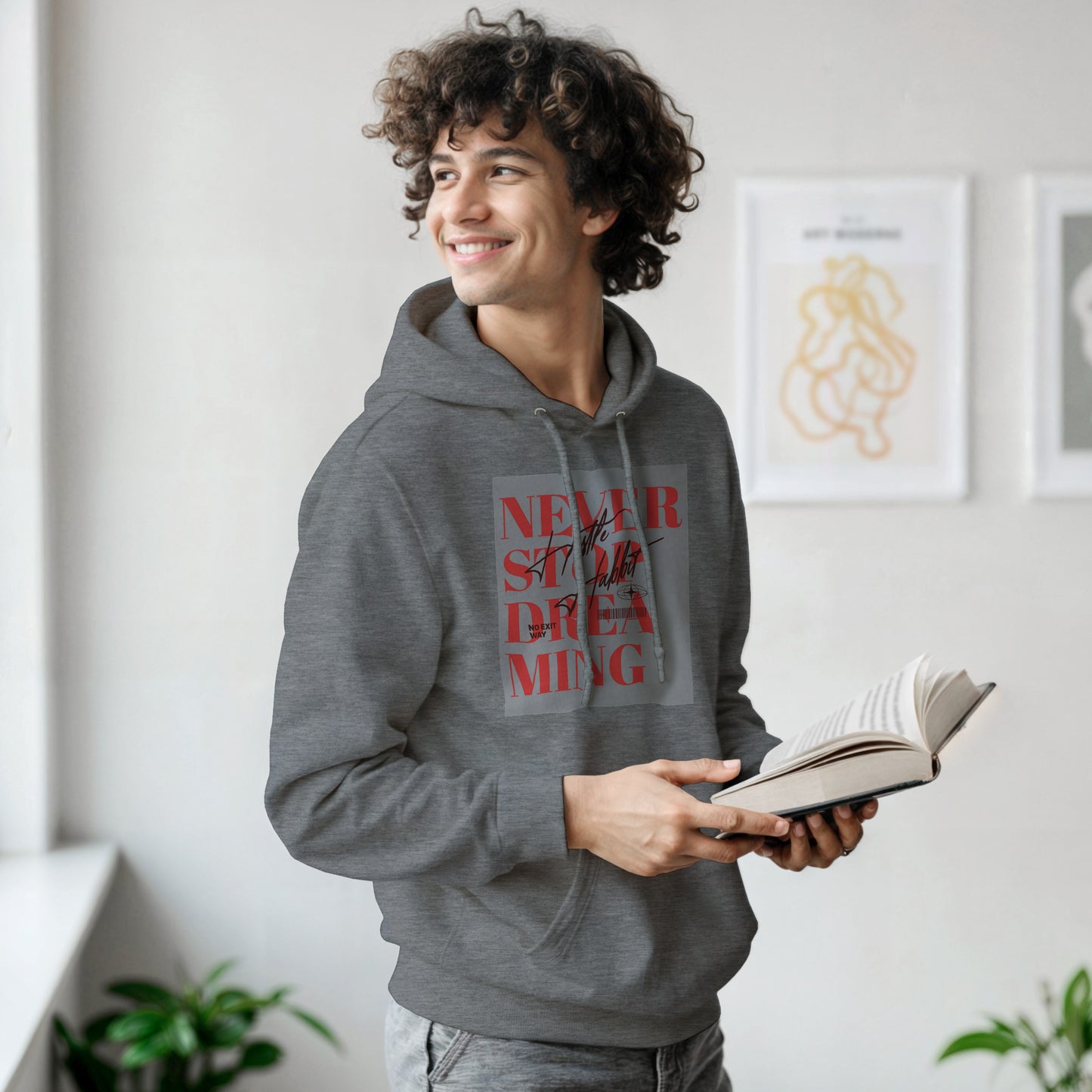 Classic Unisex Pullover Hoodie – "Never Stop Dreaming" Edition