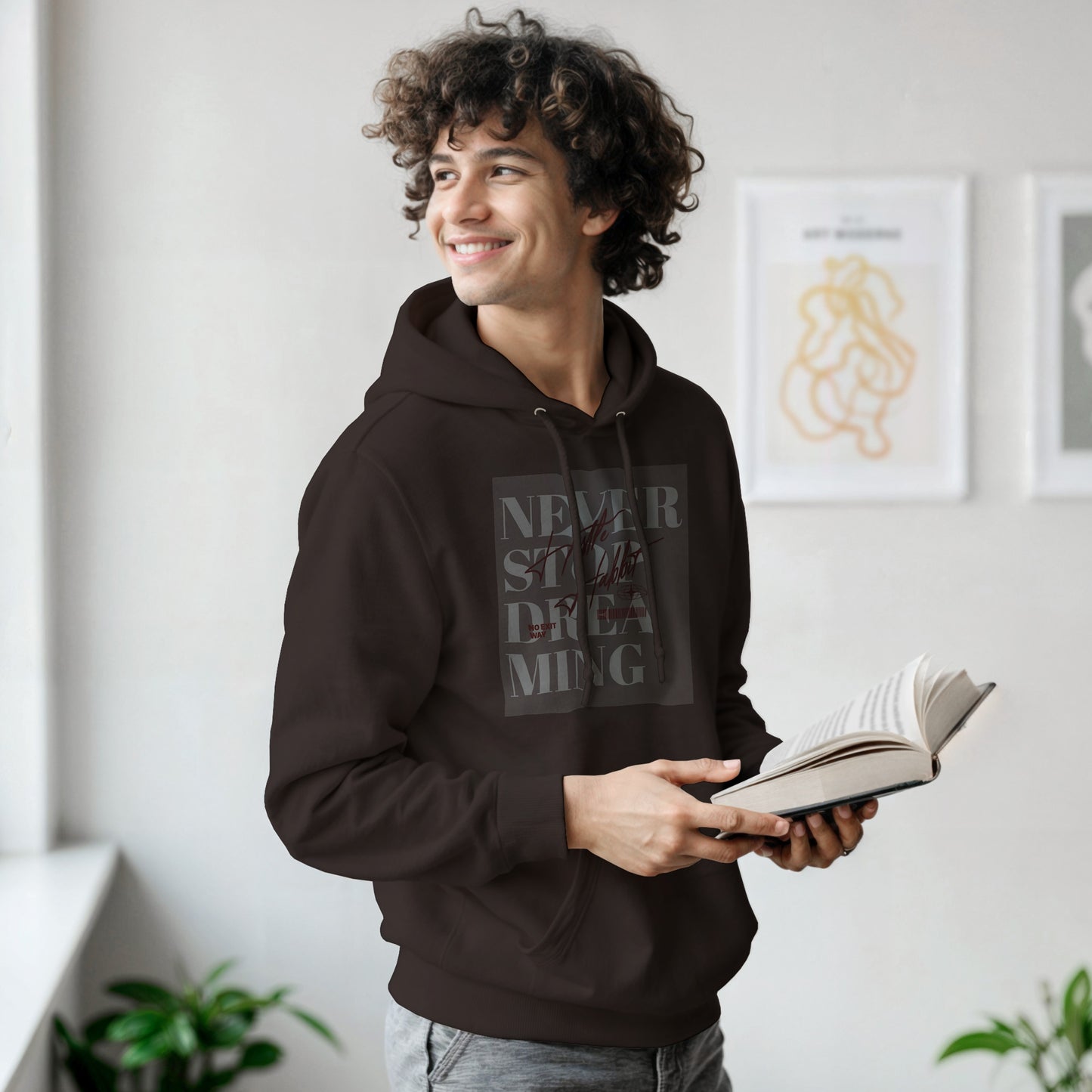 Classic Unisex Pullover Hoodie – "Never Stop Dreaming" Edition