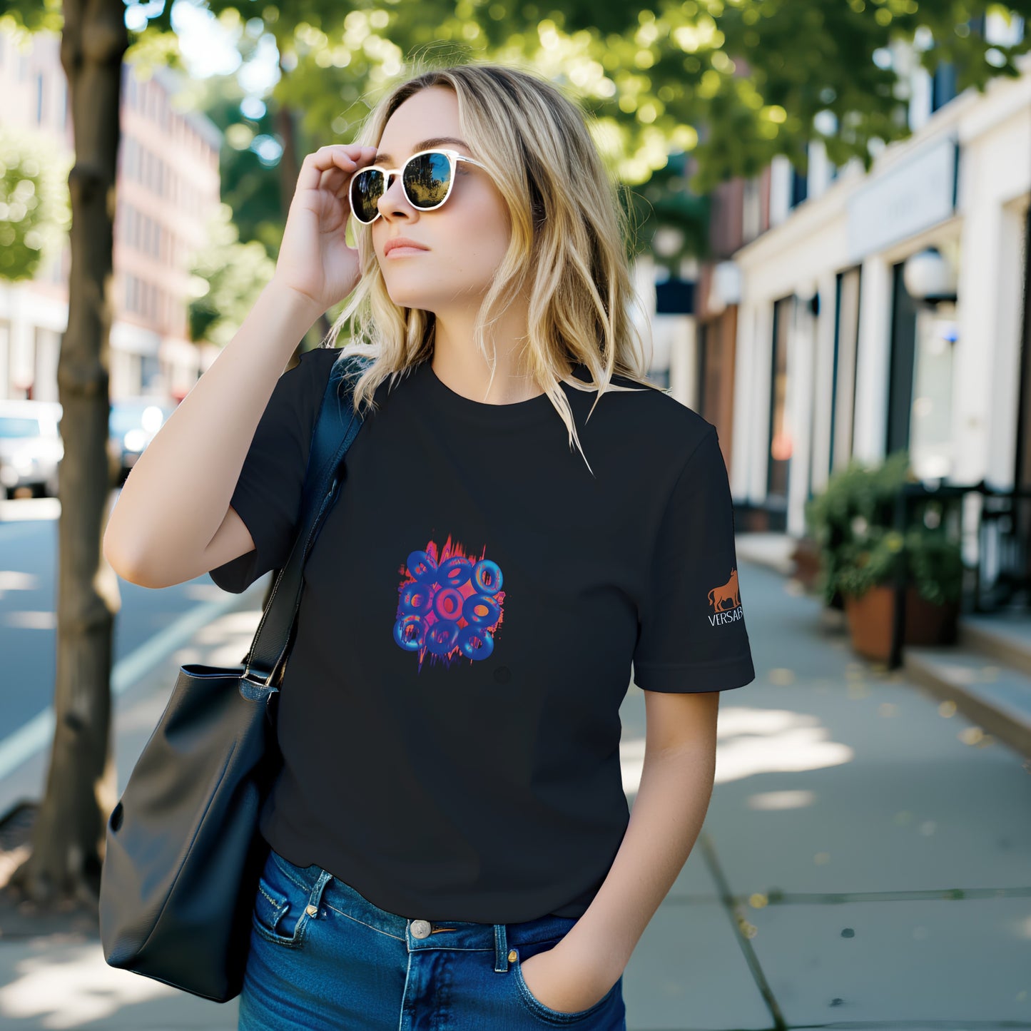 "Echo Pulse" Premium Unisex T-Shirt|crewneck T-shirt
