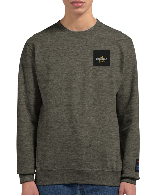 “Versatile Luxury” Embroidered Crewneck Sweatshirt – Unisex