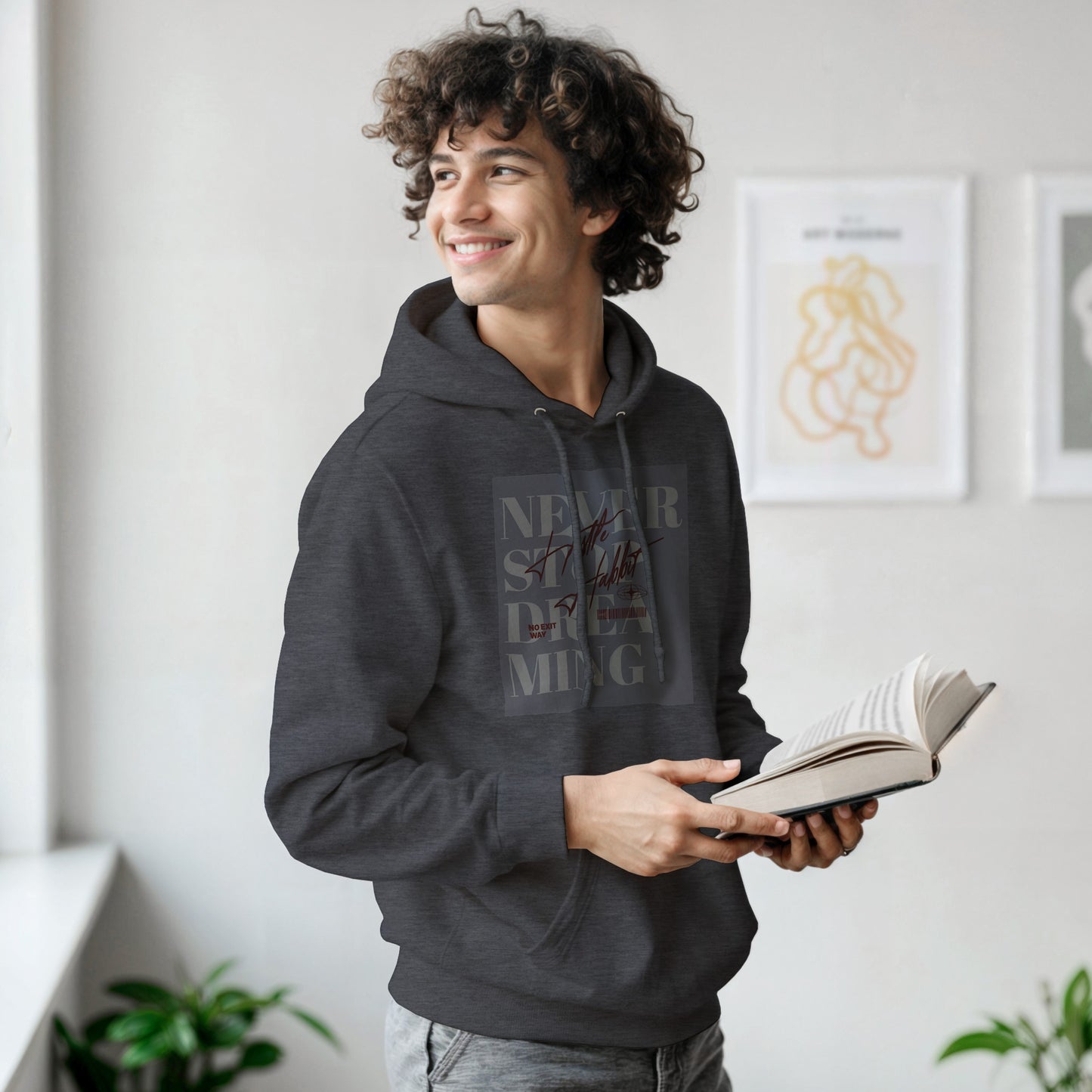Classic Unisex Pullover Hoodie – "Never Stop Dreaming" Edition