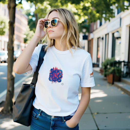 "Echo Pulse" Premium Unisex T-Shirt|crewneck T-shirt